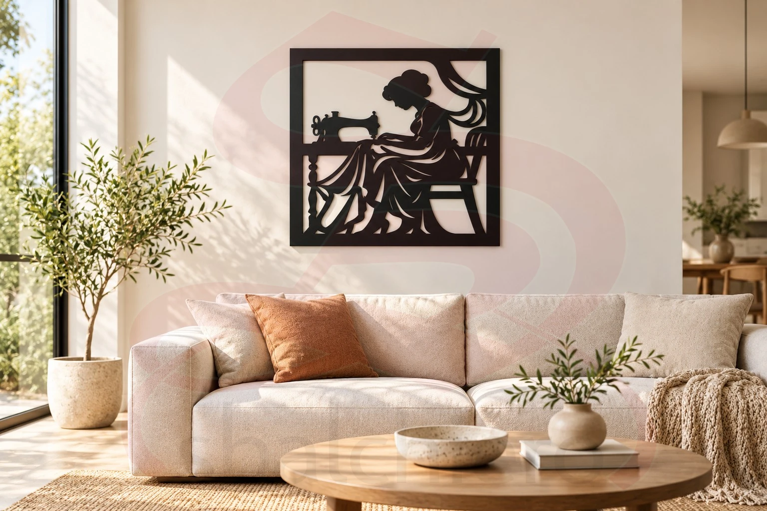 QUADRO SARTA IN METALLO-TRAME DI VITA 60